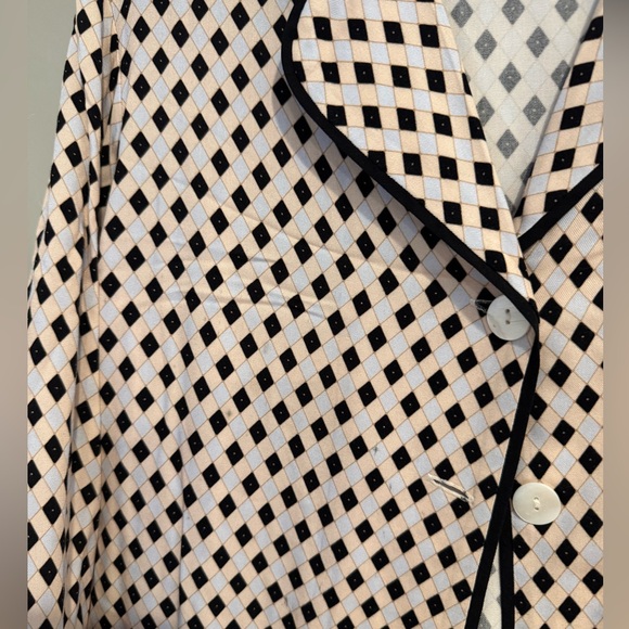 Sleeper Pajama Set with Feather Trim - Picture 4 of 4